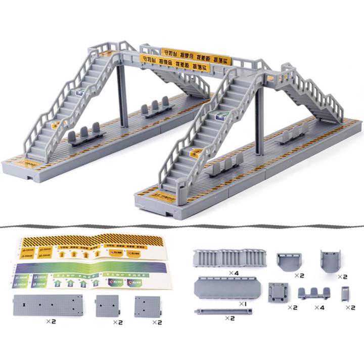 dolity-โมเดล-diy-แบบ-footbridge-โมเดลโต๊ะเล่นทรายสะพานลอยประกอบ-diy-ชุดอาคารโมเดลสเกล-ho-สะพานคนเดินเท้าสำหรับอาคารทางสถาปัตยกรรม