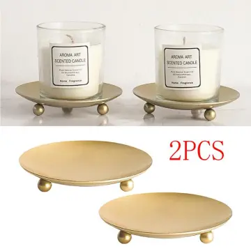 Assorted Set of Vintage Brass Candle Holders