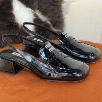 MiuMiuˉWith BOX 1:1 Original Comfortable Fashion The New Women Sandal Women Heels