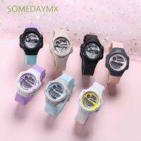 （A Decent）◄♗SOMEDAYMX Jam Tangan Led อิเล็กทรอนิกส์ผู้หญิงกันน้ำระบบดิจิตอลผู้หญิงทันสมัยนาฬิกาควอตซ์นาฬิกากีฬากลางแจ้ง/หลากสี