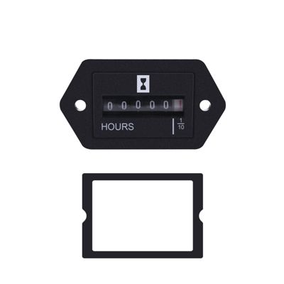 DC10V-80V Mechanical Hour Meter - Hourmeter for Engine Generator Boat Automobiles Motorcross Motor Truck Tractor