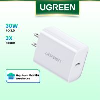 【Taotao Electronics】 Uggreen 30W USB C เครื่องชาร์จติดผนัง-PD อะแดปเตอร์ไฟ USB-C เร็วใช้ได้กับ MacBook Air iPhone 14/14 Pro/ 13 Pro Max Galaxy S22อัลตร้า/S21/S20 iPad Mini /Pro 6