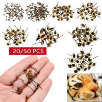 20/50pcs Color Glass Eyes 3mm-12mm Wholesale Needle Felting Bears Animals Dolls Kids