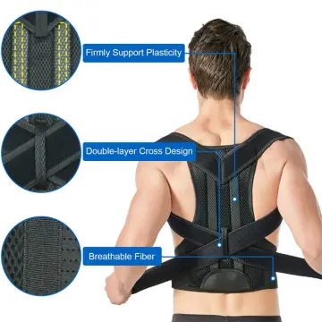 Posture Corrector for Women Men - Posture Brace - Adjustable Back  Straightener - Discreet Back Brace for Upper Back - Comfortable Posture  Trainer for Spinal Alignment (25 - 53)