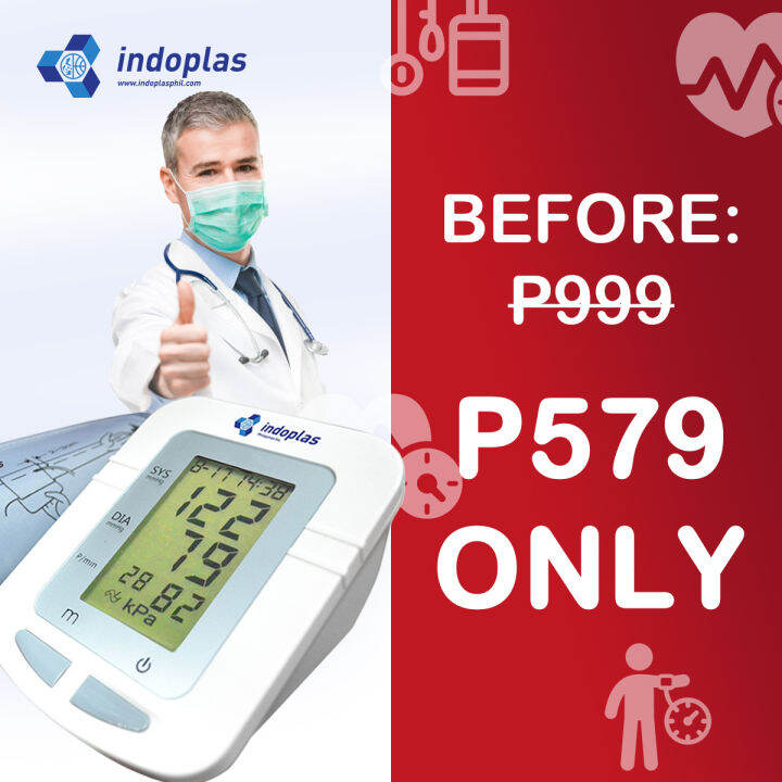 Indoplas BP105 USB Powered Automatic Monitor, Easy to use Meter