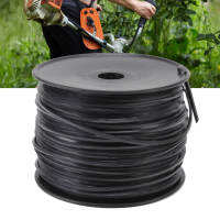 3.3mm/0.13in Square String Trimmer Line ไนลอนประสิทธิภาพสูง Black Grass Trimmer Line สำหรับ Husqvarna