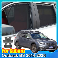 สำหรับ Subaru ชนบทห่างไกล BS 2014-2020แม่เหล็กรถหน้าต่างม่านบังแดดโล่ด้านหน้ากระจกด้านหลังด้านข้างม่านสีอาทิตย์ Visor