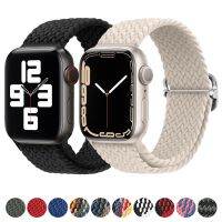 cfgbsdge Nylon strap For Apple Watch Ultra 8 7 6 5 4 SE band 49mm 45mm 44mm 41mm 40mm Adjustable Elastic Braided band iWatch 3 42mm