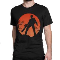 Funny Ash Vs The Evil Dead T-shirt For Men Cotton T Shirt Horror Movie Bruce Campbell Short Sleeve Tshirt Tees Streetwear XS-6XL