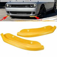 Yellow Car Front Bumper Lip Splitter Spoiler Guard For Dodge Challenger SRT Hellcat Coupe 2DR 2015 2016 2017 2018 2019 2020 2020