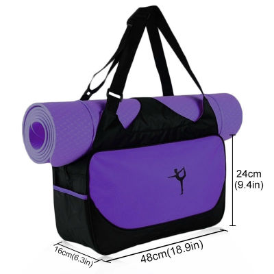 Multifunctional Sport Bag Clothes Yoga Bag Yoga Backpack Shoulder Waterproof Yoga Pilates Mat Case Bag Carriers Gym Without Mat