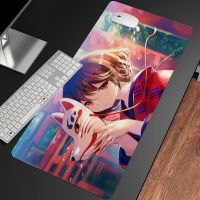 XXL Anime Girl Original Beautiful Pattern Large Gaming Desk Pad Anime Mouse HD Print Computer Gamer Locking Edge Mouse Mats