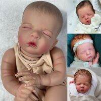 【YF】 21Inch Luisa Already Painted Reborn Doll Kit With Cloth Body Rooted Eyelash Unassembled Mold Handmade Parts