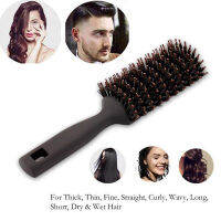 Frosted Plastic Comb Anti-static Curling Comb Pork Bristle Rib Comb Hair Care Product Mens Rib Comb Hairdressing Tool