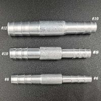 (30pcs)Automotive Air Conditioning Hose Connector Change Diameter Through Aluminum Fittings 38"to 12",12"to 58",58"to 34"