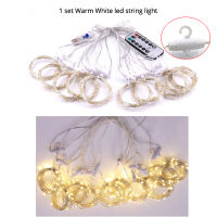 LEDSONLINE New Year Christmas Curtain Light 3x3m 300 LED 5V USB led garland fairy lights string lights Waterproof IR Remote DIM