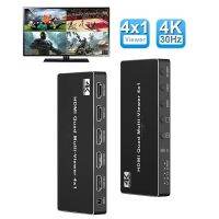 QSR STORE HDMI Multiviewer 4K multivisor Quad multi-viewer 4X1 Swicth seamless Switcher 30Hz