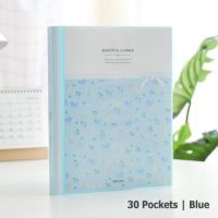 หนังสือแสดงดอกไม้ที่สวยงามแฟ้มซอง A4 30/40/60/80โฟลเดอร์กระเป๋า A4กระดาษจัดหนังสือถุง PVC ใสใส่อาหาร