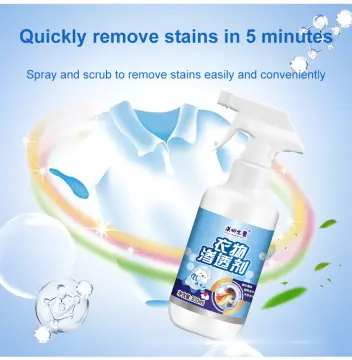 150ml Cleaner Sprayer Dry Cleaner Easily Remove Stubborn Stains on Shoes  Clothes Sofa Suitable for Family
