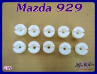 MAZDA  929 LIGHTING ADJUSTMENT LOCKING CLIP "WHITE" SET (10 PCS.) (059) #กิ๊บตั้งไฟ สีขาว (10 ตัว)