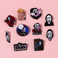 hot【DT】 Scream Face Enamel Lapel Pin Fun Custom Brooches Badge for Jewelry Accessories Friend Shipping