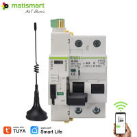 รับประกัน Matimsmart Type A RCD 2P Tuya Smart Wifi Recloser 40A 63A 30mA 100mA ขายดีที่สุด300mA