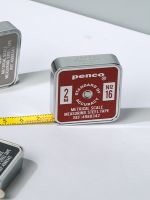 original Japan HIGHTIDE PENCO pocket mini tape measure project portable stainless steel metal 2 meters