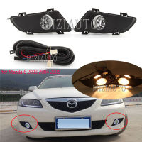 car fog lights for Mazda 6 2003 2004 2005 headlight fog light covers headlights fog Lamp Grilles Grille Wiring switch Kits frame