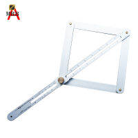 Diagonal Ruler Multifunctional Aluminum Alloy Thicken Adjustable High Precision Measurement