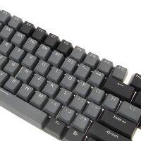 Dolch Black Gray Mixed Thick PBT 108 Keycaps OEM Cherry Profile ANSI Layout Bi-Color Injection Over Molding Keycap