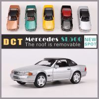 DCT 1:64 Mercedes Benz SL500 Convertible Car Alloy Car Model Collection Decoration Gift