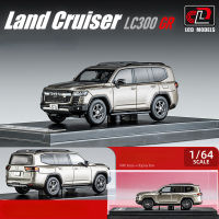 รถของเล่นรุ่นติเคสเล่นกีฬา LC300 LCD 1/64 TOYOTA Landcruiser สำหรับเด็กผู้ชายของขวัญวันเกิด Kids Toys คอลเลกชันรถ