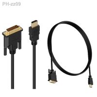 HDMI-compatible to DVI Cable 1080P 3D DVI to HDMI-compatible Cable DVI-D 24 1 Pin Adapter Cables Gold Plated for TV BOX DVD LED