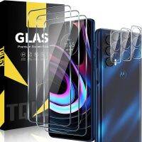 [3 Pack] Lens Protector [3 Pack] 9H Hardness Anti-Scratch Screen Protector Tempered Glass For Moto Edge 2021 / Moto Edge 5G UW