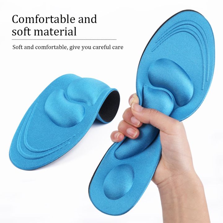 4d-massage-insoles-memory-foam-cushion-orthopedic-pain-relief-sponge-pad-sports-shoe-pads-for-men-women-flat-feet-arch-insole