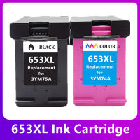 ตลับหมึก Remanufactured untuk HP 653XL 653 HP653 XL Penggantian Dakwat Deskkkkelebihan 6075 6475 Pencetak