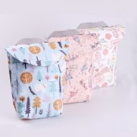 、‘】【= 1 Pair Reusable Waterproof Mini Small Wet Dry Diaper Bag Pouch For Menstrual Pads Nursing Pads Stroller Makeup Storage Bags