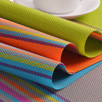 4ชิ้น45X30เซนติเมตรพีวีซี Placemats โต๊ะอาหารค่ำเสื่อชามแผ่นแผ่นทนความร้อนลื่นกันน้ำผ้าปูโต๊ะอาหารเย็นอุปกรณ์เสริม