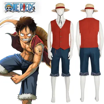 Monkey D. Luffy Cosplay Costumes Anime One Piece Role Play Uniform Outfits  Halloween Carnival Suit - AliExpress