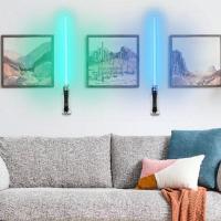 Wall-Mounted Sword Stand Practical Bracket Laser Sword Display Holder Sturdy Acrylic Lightsaber Hanging Rack House 2022 Decor Cleaning Tools