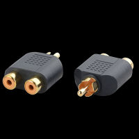 XSCLZE Y Splitter เครื่องขยายเสียง RCA ชายกับหญิง ตัวแปลง ตัวแปลงเสียง RCA ถึง 2 RCA อะแดปเตอร์เสียง ขั้วต่อปลั๊ก อะแดปเตอร์สายสัญญาณเสียง Y