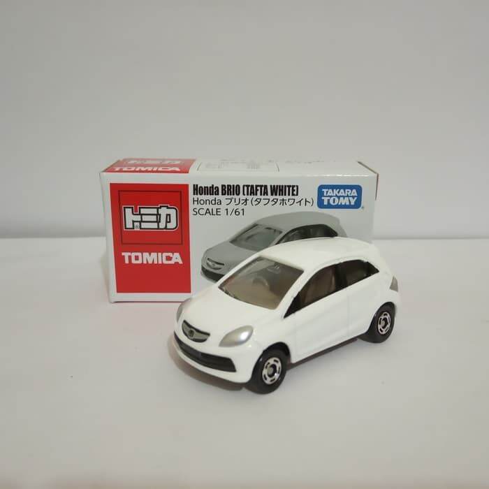Diecast Honda Brio Tafta White miniatur mobil koleksi takara tomy murah