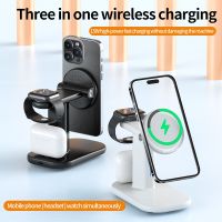 ♀ 3in 1 20W Magnetic Wireless Charger Stand For iPhone 12 13 14 Pro Max Apple Samsung Watch Airpods Pro Fast Charging Dock Station