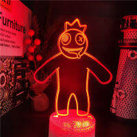 Rainbow Friend 3d Nightlight สำหรับตกแต่งห้องนอน Anime Action Figure พร้อม Remote Cotroller ที่มีสีสันเปลี่ยนสำหรับเด็ก Xmas Gift