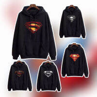 2023 NewSuperman เสื้อแจ็คเก็ตมีฮู้ดขนาดสำหรับผู้ใหญ่เด็ก Plus Size