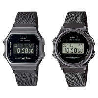 Casio Standard นาฬิกาข้อมือผู้ชาย สายสแตนเลส รุ่น A168,WEMB,A171,A171WEMB (A168WEMB-1B,A171WEMB-1A)