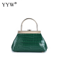 New Arrival 2021 Lacquer Womens Hand Bags Evening Bags Purses Vintage Crocodile Grain Clutch Party Purse Daily Shopping Bag