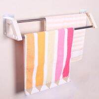 Anti-rust Self Adhesive Towel Bar Toilet Bathroom Towel Hanger Bar Rod Towel Rack Penyangkut Tuala Mandi 浴室架 毛巾架 [F04]