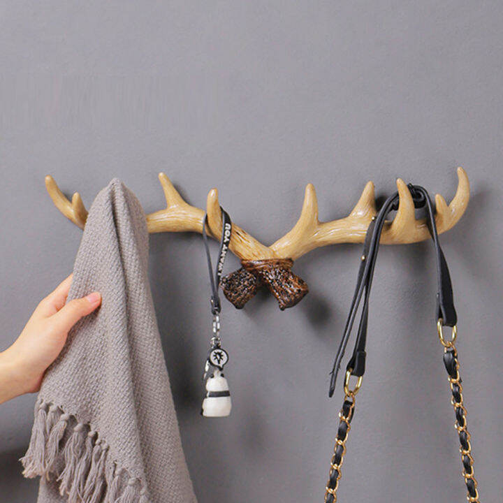 vintage-resin-antler-key-hookholder-wall-mounted-cap-coat-hangerrack-home-decorative-animal-deer-horn-wall-hook-for-hanging