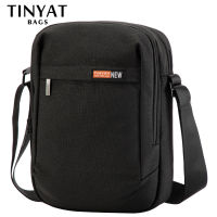 TINYAT กระเป๋าสะพายสตรีกันน้ำ Crossbody กระเป๋าสะพายไหล่ผู้ชายกระเป๋าสำหรับเดินทางธุรกิจ HOT ●9/12❄